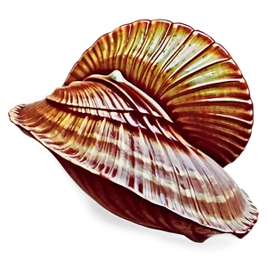 Retro Clam Poster Design PNG Jiv