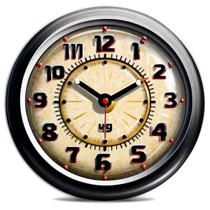 Retro Clock Icon Png Pvv12 PNG image