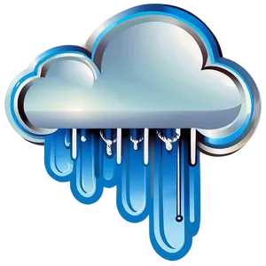 Retro Cloud Vector PNG Vay