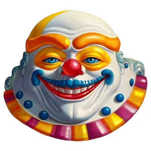 Retro Clown Advertisement PNG Alo