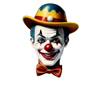 Retro Clown Advertisement PNG Yyc