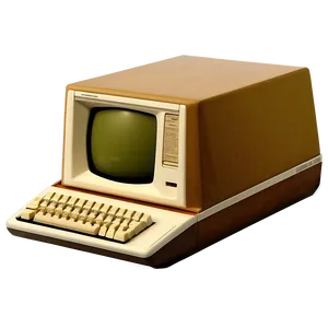 Retro Computer Device PNG Eqv PNG