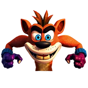 Retro Crash Bandicoot Png 05212024 PNG image