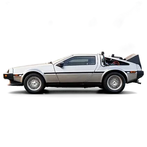 Retro Delorean Vehicle Side View Png 69 PNG image