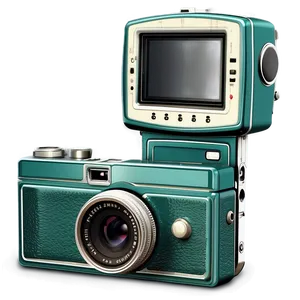 Retro Digital Camera Png Puq PNG image