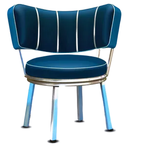 Retro Diner Silla PNG 11