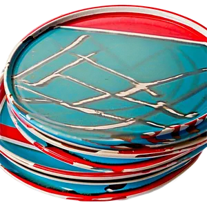 Retro Diner Style Plates PNG Hno13 PNG