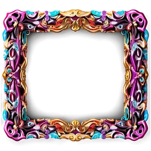 Retro Frame PNG Shy