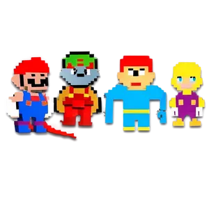 Retro Game Characters PNG 25 PNG
