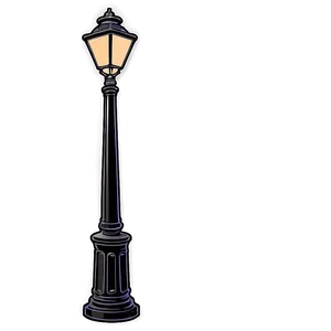 Retro Gas Lamp Light Post Png 53 PNG image