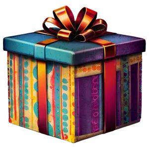 Retro Gift Box PNG Doo71 PNG