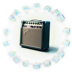 Retro Guitar Amp PNG Mar