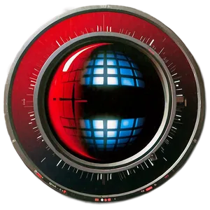 Retro Hal 9000 Artwork Png Cos PNG image