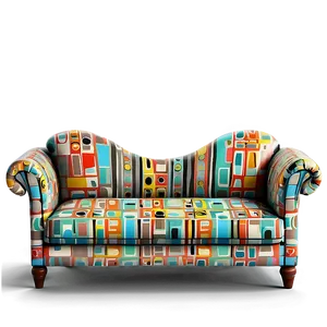 Retro Inspired Couch Png 17 PNG image