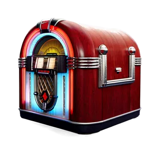 Retro Jukebox Design PNG 7