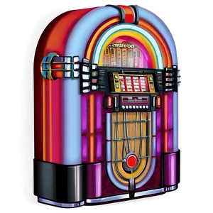 Retro Jukebox Design Png Tya PNG image