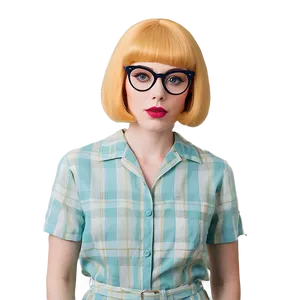 Retro Karen Haircut PNG 96