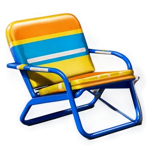 Retro Lawn Chair PNG 06132024