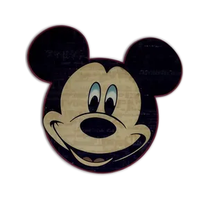 Retro Mickey Mouse Silhouette PNG Dga52 PNG