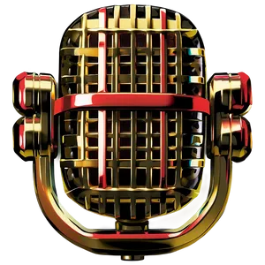 Retro Microphone Png Llm50 PNG image