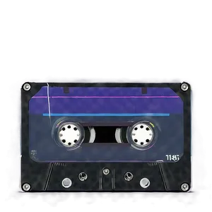 Retro Music Cassette Png 06112024 PNG image