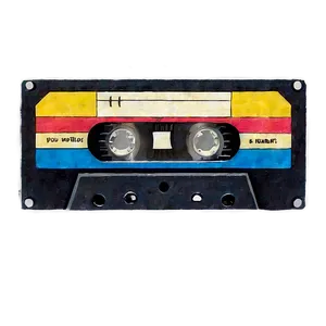 Retro Music Cassette Png 58 PNG image