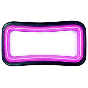 Retro Neon Rectangle PNG Cyn66 PNG