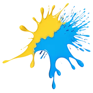 Retro Paint Splash PNG 82