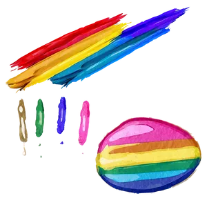 Retro Paint Streak PNG Cor97 PNG