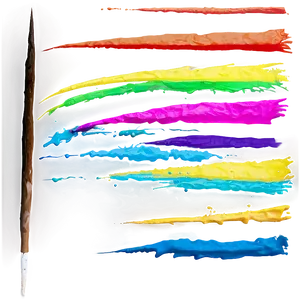 Retro Paint Streak PNG Jiw75 PNG