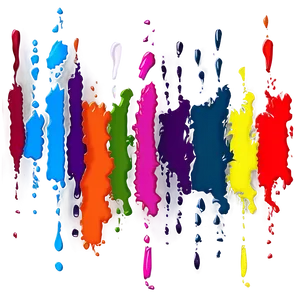 Retro Paint Streak PNG Sar