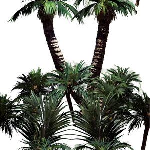 Retro Palm Trees Png Obr60 PNG image