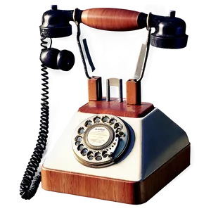 Retro Phone B PNG
