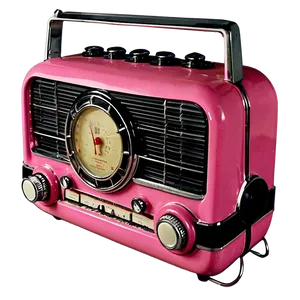 Retro Pink Radio PNG 56 PNG