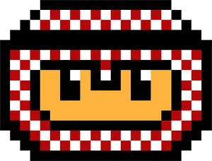 Retro Pixel Art Gamer Hat PNG image