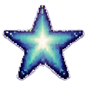 Retro Pixel Star Png 41 PNG image