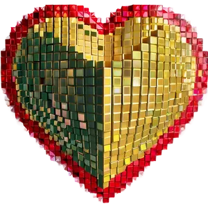 Retro Pixelated Heart Png 61 PNG image