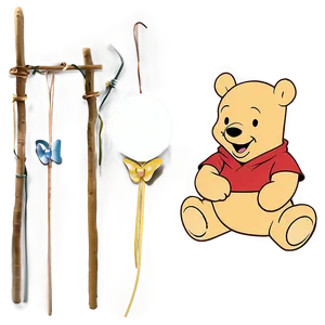 Retro Pooh Bear Clipart Png 06212024 PNG image