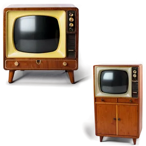 Retro Portable Tv Unit Png Cis17 PNG image