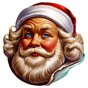Retro Santa Claus Png 05212024 PNG image
