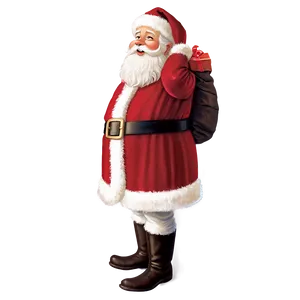 Retro Santa Claus Png Eps92 PNG image