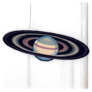 Retro Saturn Poster Png Gxr PNG image