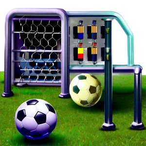 Retro Soccer Poster PNG 05212024 PNG