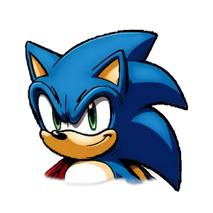 Retro Sonic Sprite PNG Iah99