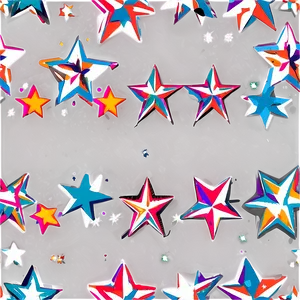 Retro Stars Transparent PNG 20