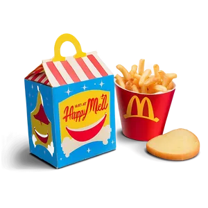 Retro Style Happy Meal Box PNG 4 PNG