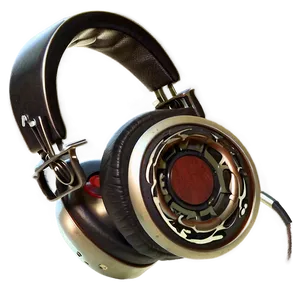 Retro Style Headphones PNG 05042024