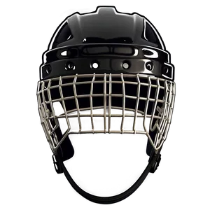 Retro Style Hockey Helmet PNG 15