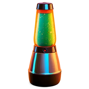 Retro Style Lava Lamp PNG 06112024