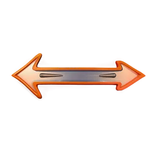 Retro Style Orange Arrow PNG 06262024 PNG